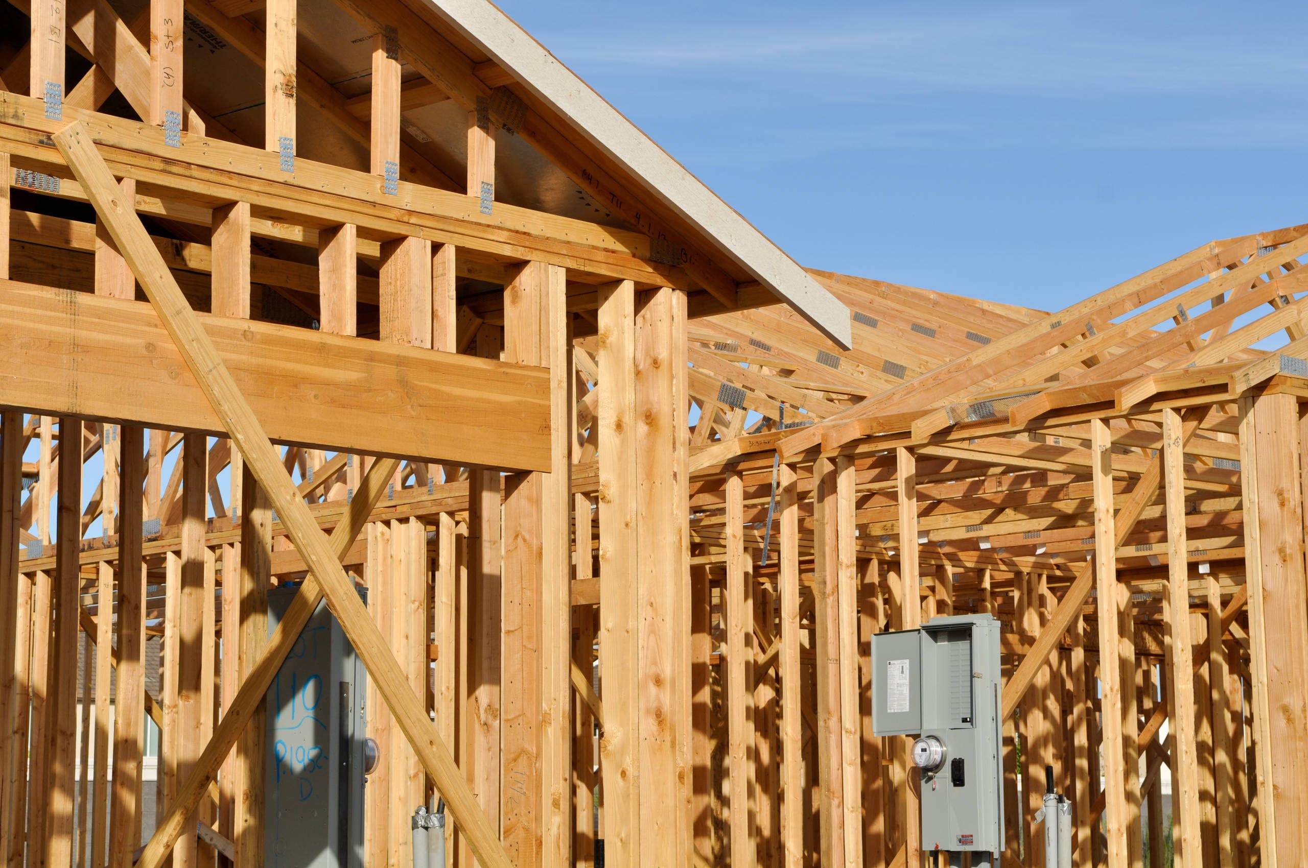 Framing for home addition – San Francisco