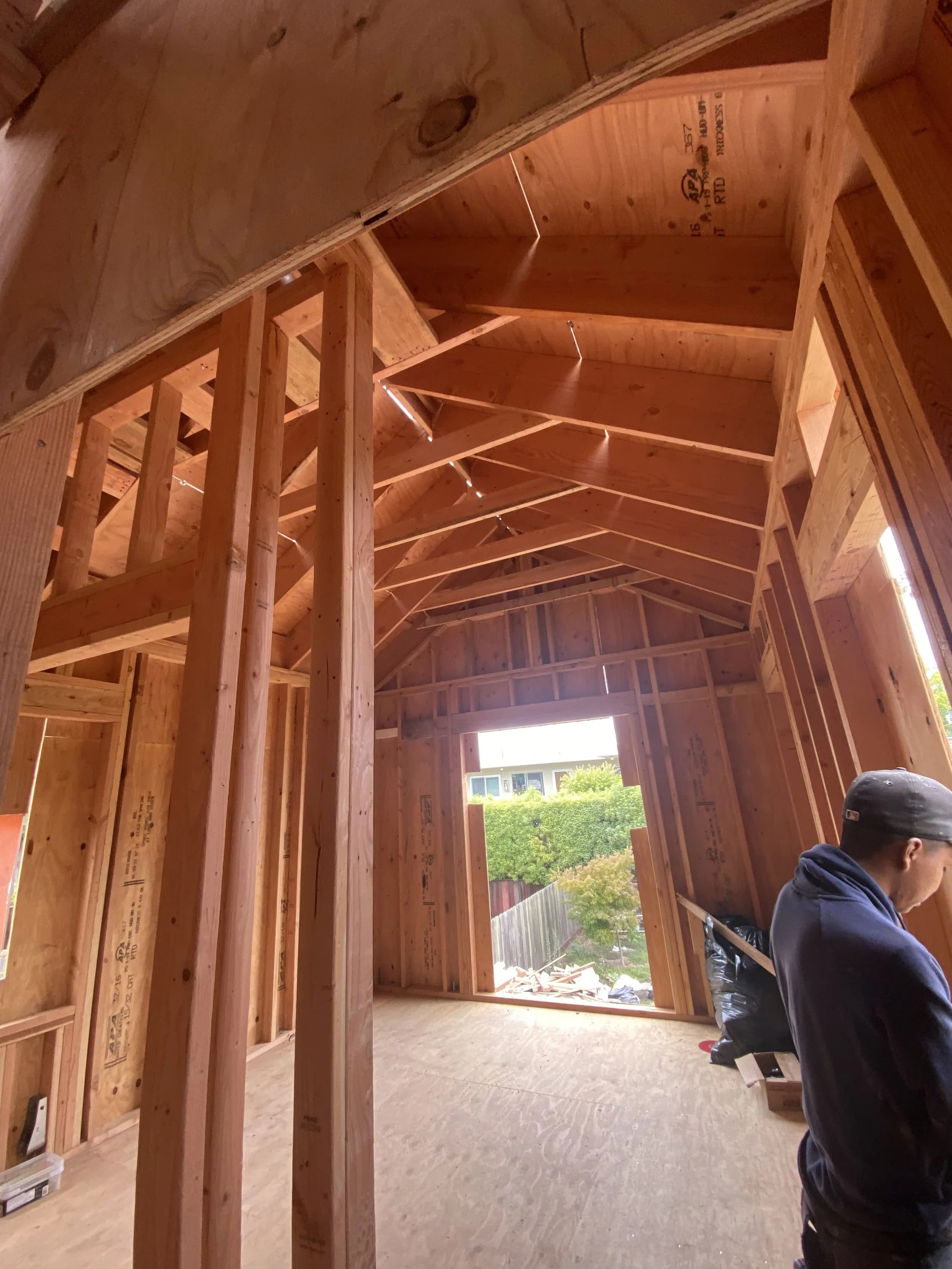 Structural work for home addition in San Francisco