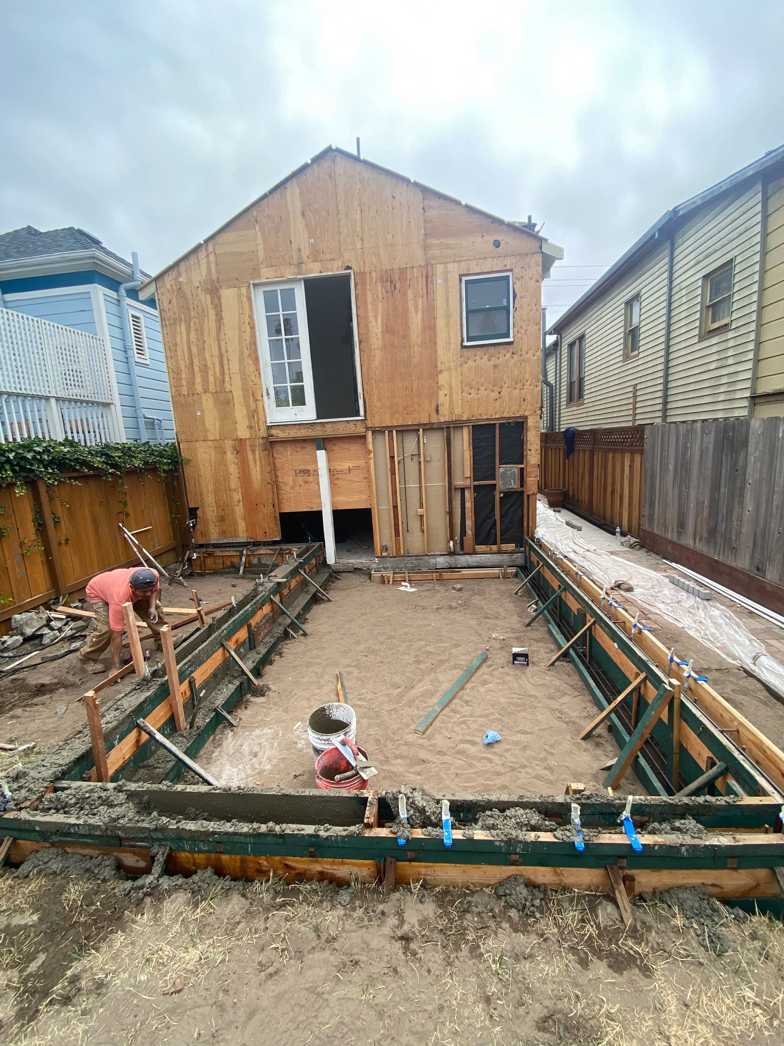 Home addition construction